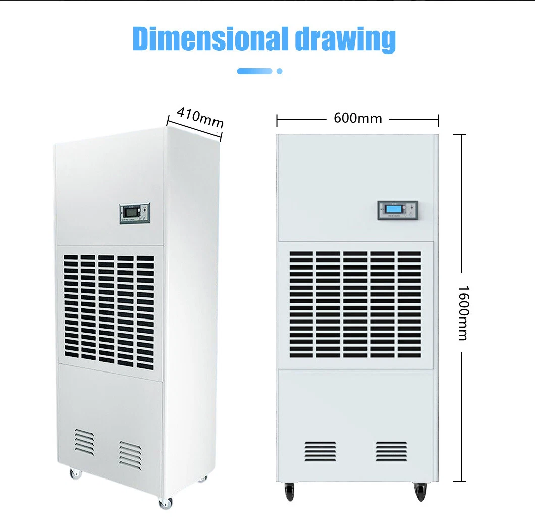 Industrial Dehumidifier Manufacturer Wholesale with CE 168L/Day Air Dehumidifier for Basement and Warehouse