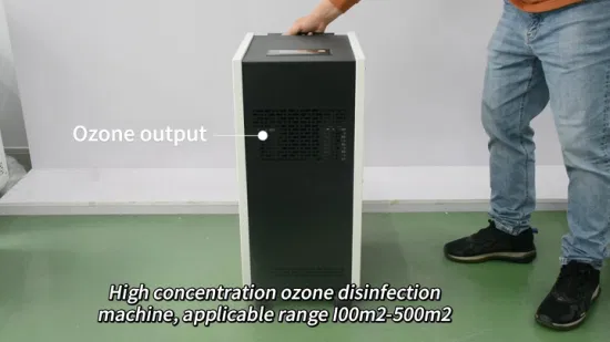 Macchina portatile per ozonizzatore per disinfezione dell'aria con generatore di ozono elettrico Flygoo da 50 g/ora